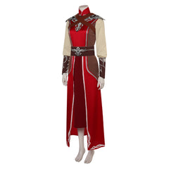 Baldur's Gate 3 Kalah Warlock Kostüm Set Cosplay Karneval Kostüm