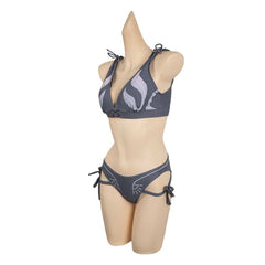 Baldur's Gate Shadowheart Bademode Bikini Cosplay 2tlg Badeanzug