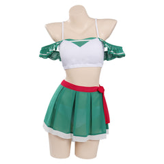 Inuyasha Higurashi Kagome Cosplay Bademode Damen Sommer Originell 3tlg. Badeanzug