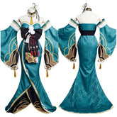 Hina/Gorou Genshin Impact Cosplay Kostüme Outfits Halloween Karneval Kleid