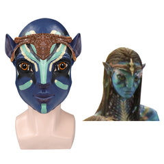 NALITHA Cosplay Avatar: The Way of Water Latex Maske Halloween Karneval Requisiten