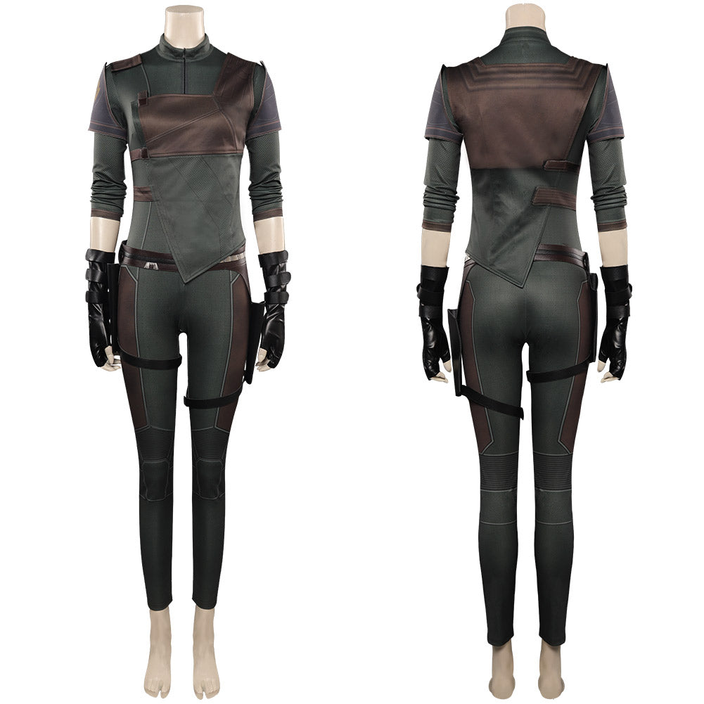 Guardians of the Galaxy Vol. 3 Gamora Jumpsuit Cosplay Kostüm Halloween Karneval Overall