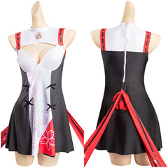 Genshin Impact Yae Miko originelle Damen Bademode einteiliger Badeanzug Cossky®