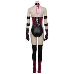 Mortal Kombat Mileena Cosplay Sexy Kostüm Outfits Halloween Karneval Jumpsuit