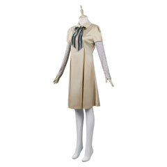 M3gan 2023 Damen M3gan Kleid Cosplay Halloween Karneval Kostüm