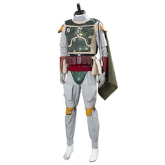 Kopfgeldjäger Boba Fett The Book of Boba Fett Uniform Cosplay Halloween Karnval Kostüm