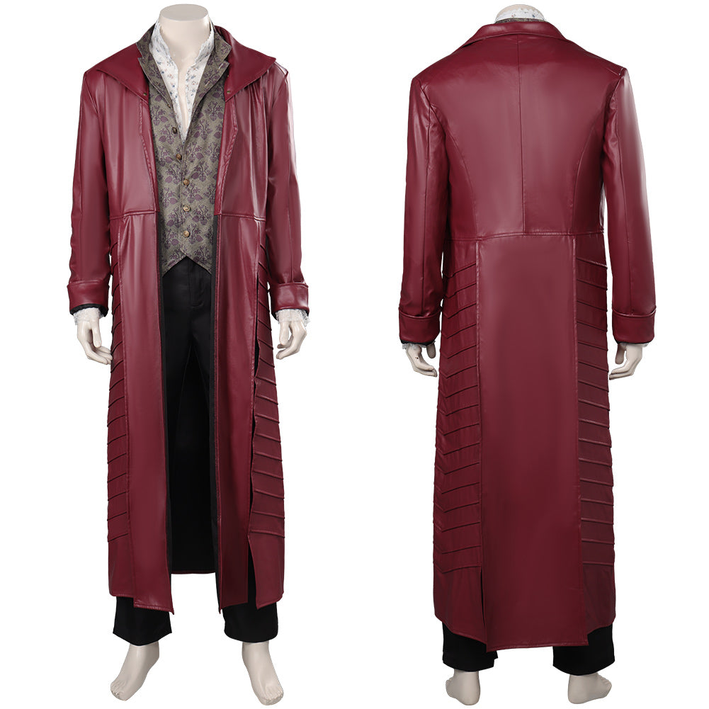 Der Witcher Rittersporn Kostüm Set Jaskier Cosplay Halloween Karneval Outfits