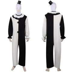 Terrifier 2 Art the Clown Cosplay Kostüm Outfits Halloween Karneval Jumpsuit