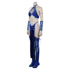 Mortal Kombat Kitana Cosplay Kostüme Outfits Halloween Karneval Anzug
