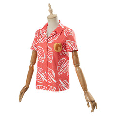 Isabelle Sommer T-Shirt Animal Crossing Isabelle Oberteil Hemd Cosplay Kostüm