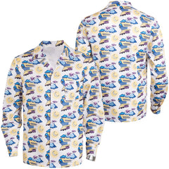 Dr. Emmett Brown gedruckt T-Shirt Cosplay Kostüm Halloween Karneval Outfits