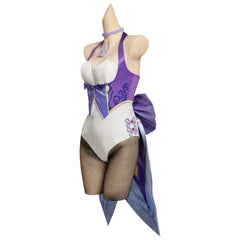 Genshin Impact Keqing Cosplay Bunny Girl Kostüm Halloween Karneval Outfits