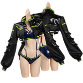 Cyberpunk: Edgerunners Rebecca Bunnygirl Jumpsuit Cosplay Kostüm Bunny Girl Outfits