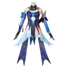 Honkai: Star Rail Jingliu Kostüm Set Cosplay Halloween Karneval Outfits