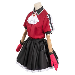 Arima Kana Oshi no Ko rotes Kleid Cosplay Kostüm Halloween Karneval Outifts