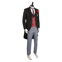 Edgar Redmond Anime Black Butler Edgar Anzug Cosplay Kostüm Set