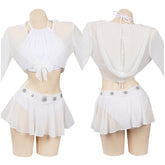 Prinzessin Leia Cosplay Bademode Damen Sommer Originell 3tlg. Bademode