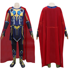 Kinder Thor: Love and Thunder (2022) Cosplay Thor Kostüm Outfits Halloween Karneval Jumpsuit