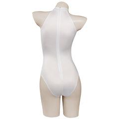 Star Trek: Discovery 4 Cosplay Weiß Bademode Damen einteiliger Badeanzug