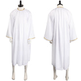 Ein Engel und ein Dämon Good Omens Engel Erziraphael Aziraphale weiß Mantel Cosplay Robe