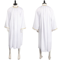 Ein Engel und ein Dämon Good Omens Engel Erziraphael Aziraphale weiß Mantel Cosplay Robe