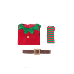 Elf: Buddy‘s Musical Christmas Buddy Elf Damen Weihnachtskleid Cosplay Weihnachten Kostüm