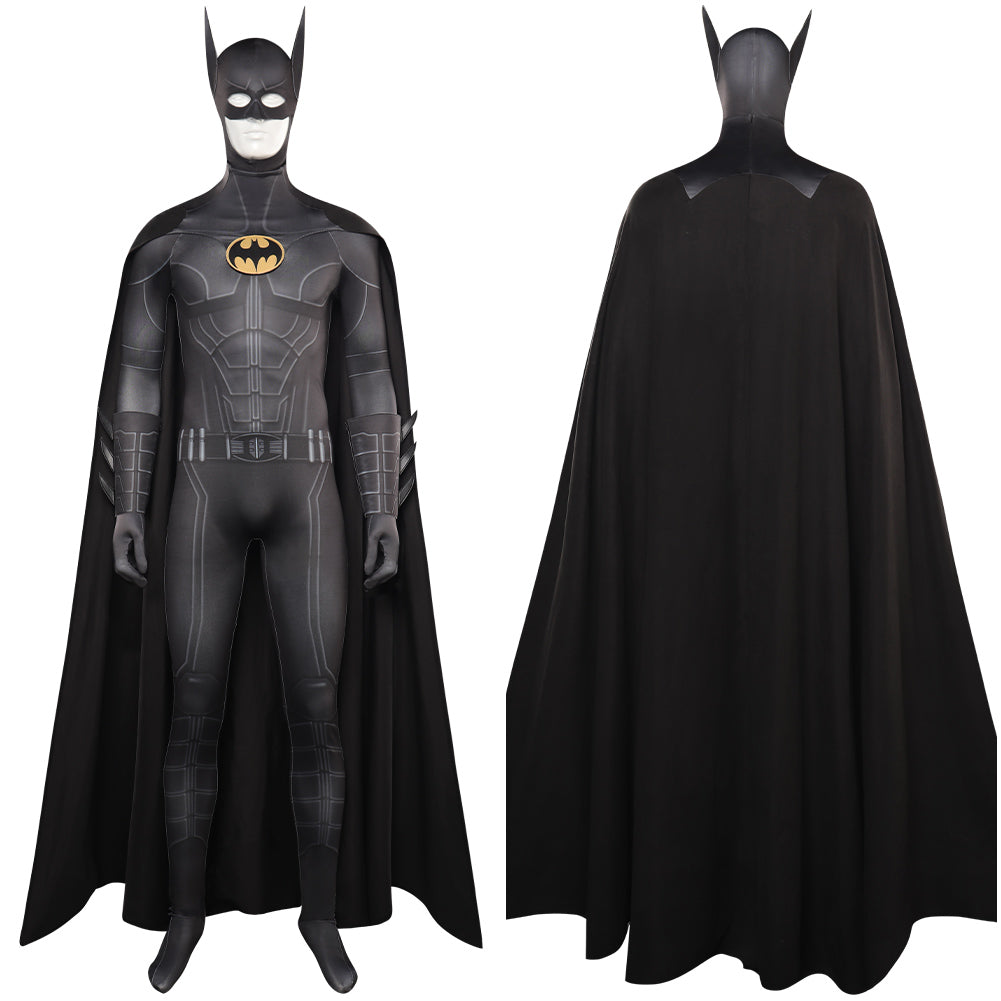 The Flash Batman Bruce Wayne Jumpsuit Cosplay Halloween Karneval Outfi