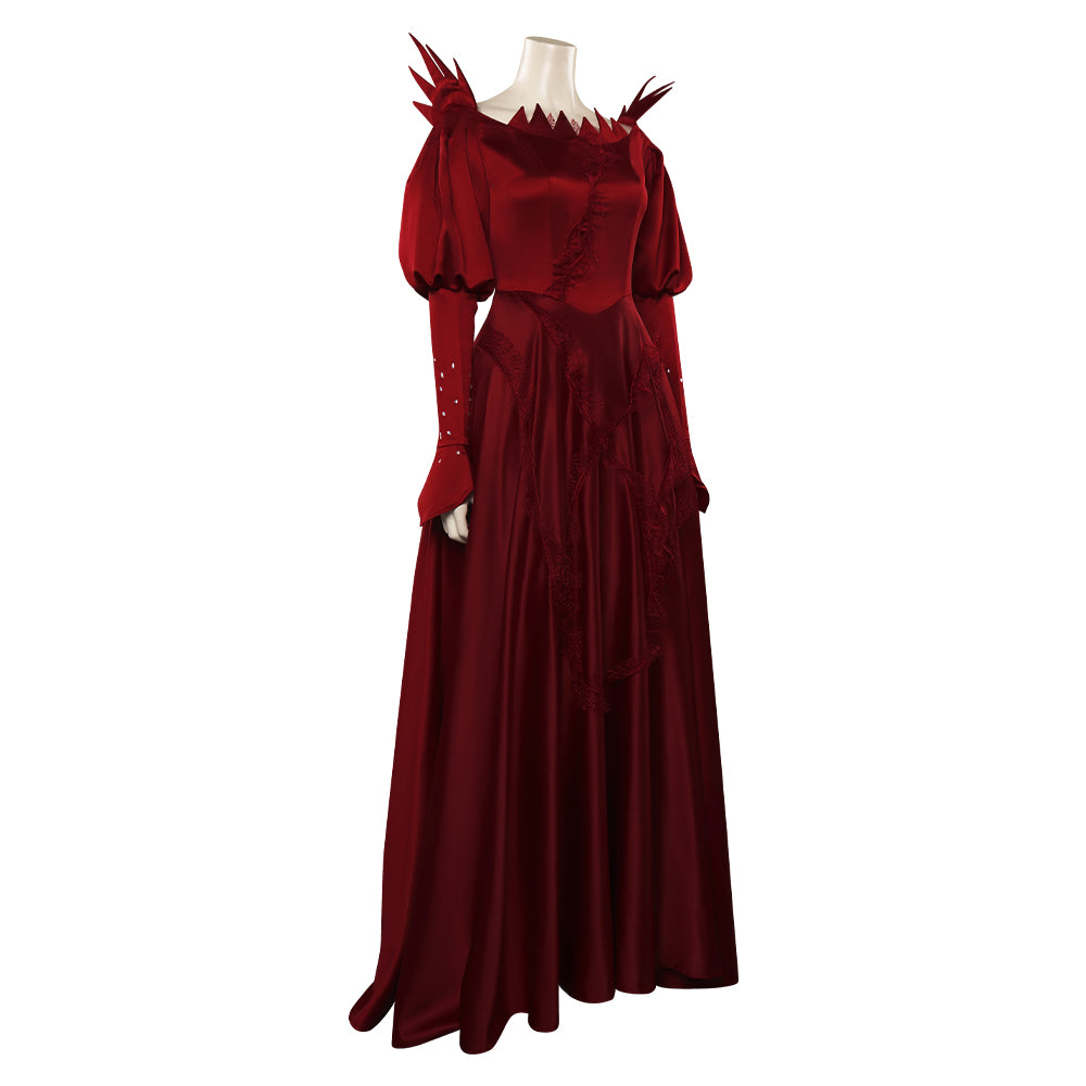 Disenchanted Cosplay Gisellen Red Party Dress Halloween Karneval Kleid