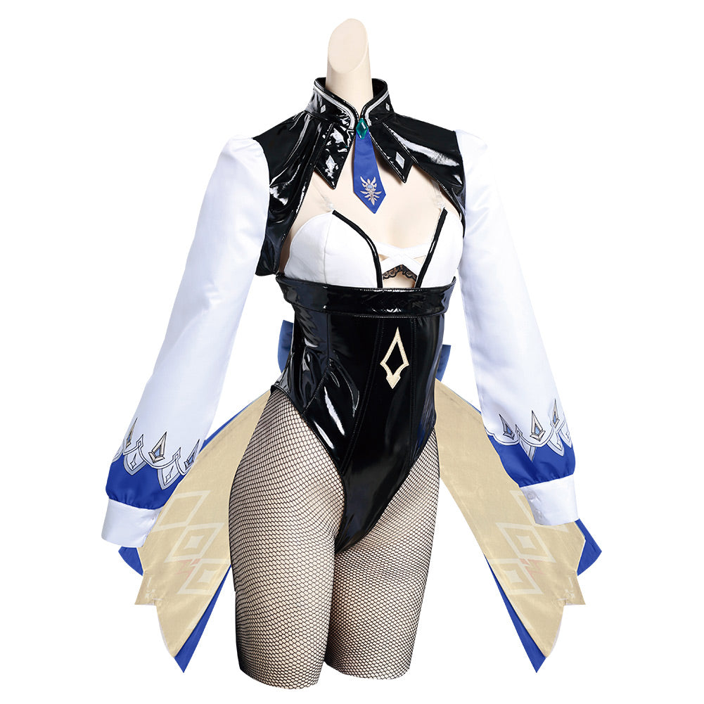 Genshin Impact Eula Cosplay Bunny Girl Kostüm Halloween Karneval Outfits