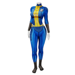 Fallout Shelter Damen Jumpsuit Cosplay Kostüm Halloween Karneval Outfits