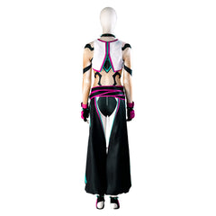 Street Fighter Han Juri Kostüm Set SF Cosplay Halloween Karneval Outfits