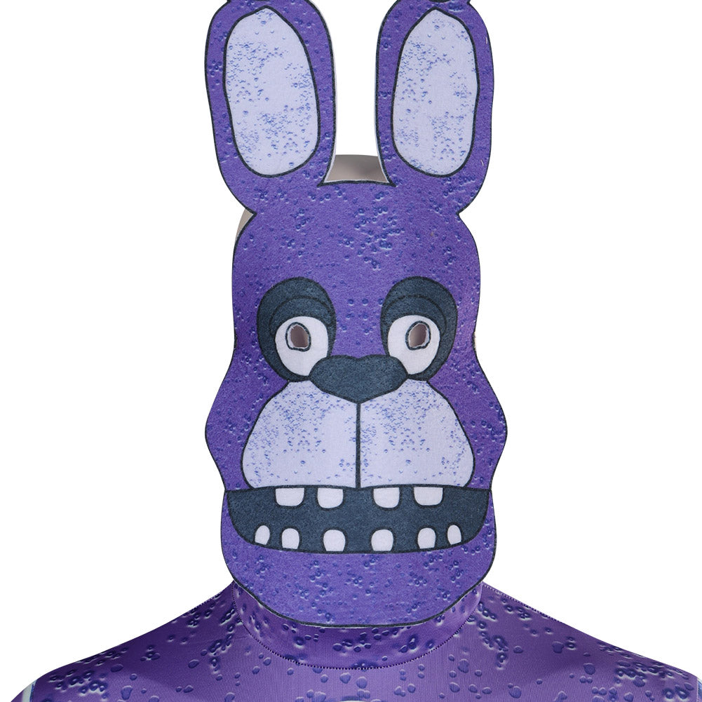 Film FNAF Bunny lila Jumpsuit Five Nights at Freddy's Cosplay Karneval Kostüm