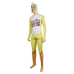 Film FNAF Chica Jumpsuit Five Nights at Freddy's Cosplay Karneval Kostüm