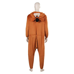 Film FNAF Freddy Pyjama Five Nights At Freddy's Jumpsuit Schlafanzug Cosplay Kostüm