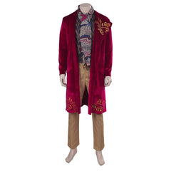 Film Wonka 2023 Willy Wonka Kostüm Charlie Und Die Schokoladenfabrik Cosplay Outfits