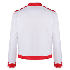 Freddie Mercury Jacke Aus Band Queen Gimme Some Lovin rot-weiß Jacke