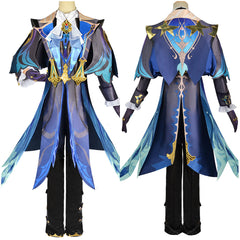 Genshin Impact Neuvillette Cosplay Kostüm Set Halloween Karneval Outfits