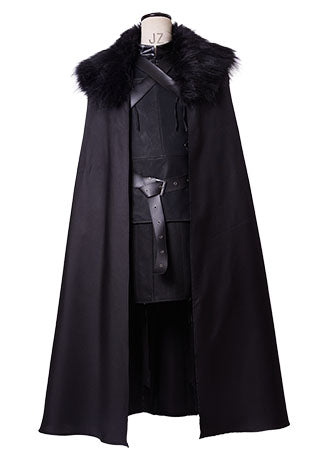 GoT Game of Thrones Jon Snow Nacht Seher Outfit Cosplay Kostüm