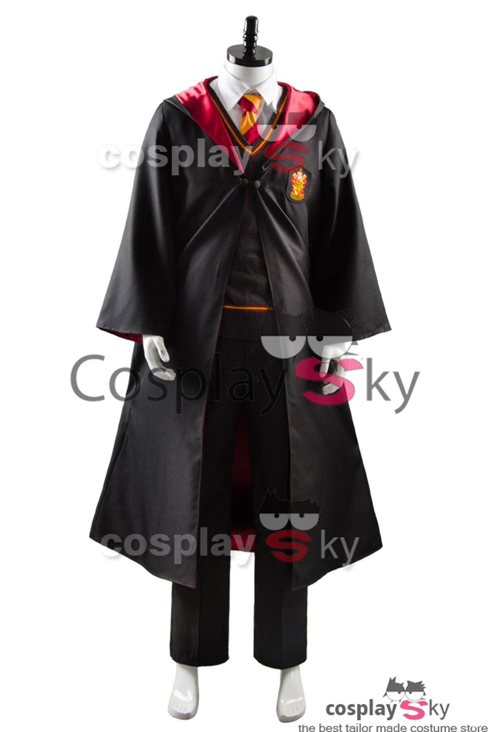 Harry Potter Gryffindor Robe Uniform Harry Potter Cosplay Kostüm Erwachsene Ver.