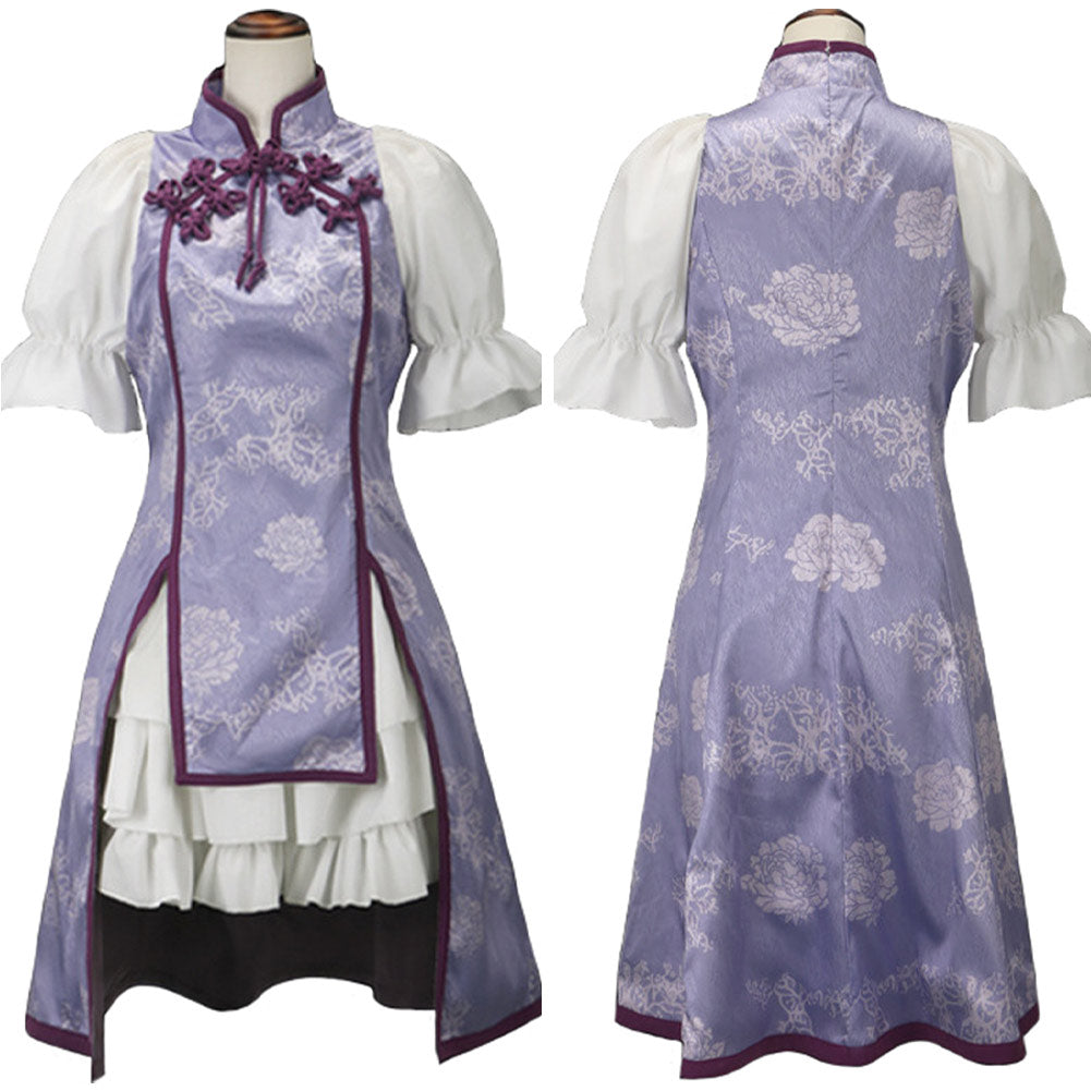 Homura Akemi Cheongsam The Puella Magi Homura Cosplay Outfits