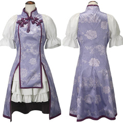 Homura Akemi Cheongsam The Puella Magi Homura Cosplay Outfits