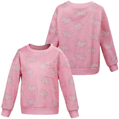 Kinder FNAF Abby Schmidt rosa Pullover Langarm Cosplay Kostüm