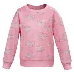 Kinder FNAF Abby Schmidt rosa Pullover Langarm Cosplay Kostüm