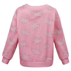Kinder FNAF Abby Schmidt rosa Pullover Langarm Cosplay Kostüm