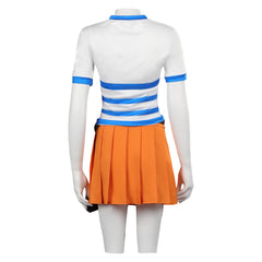 Kinder Mädchen One Piece Nami Sommer Outfit Set Cosplay Halloween Karneval Kostüm