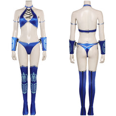 Kitana Mortal Kombat 11 Kitana Sexy Kostüm Halloween Karneval Outfits