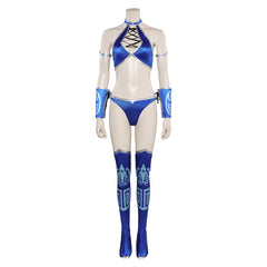 Kitana Mortal Kombat 11 Kitana Sexy Kostüm Halloween Karneval Outfits