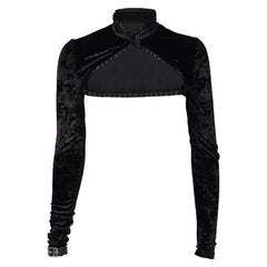 Lisa Frankenstein Kathryn Newton Velvet Kurz Jacke Cosplay Kostüm