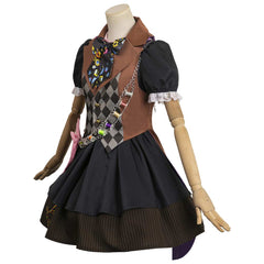 Mad Hatter Tarrant Hightopp Crossplay Cosplay Kostüm originell Damen Halloween Karneval Outfit