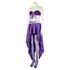Nico Robin lila Kostüm Set Cosplay Halloween Karneval Outfits